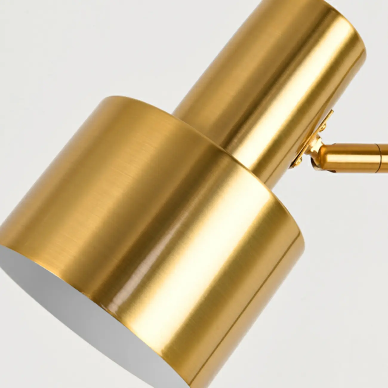 Gold Geometric Table Lamp Plug In Electric for Living Room Image - 7 | homeyfad