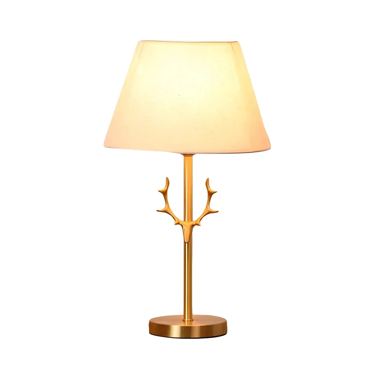 Modern Gold Metal Geometric Table Lamp for Residential Image - 5
