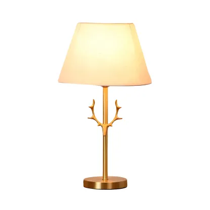 Modern Gold Metal Geometric Table Lamp for Residential Image - 5
