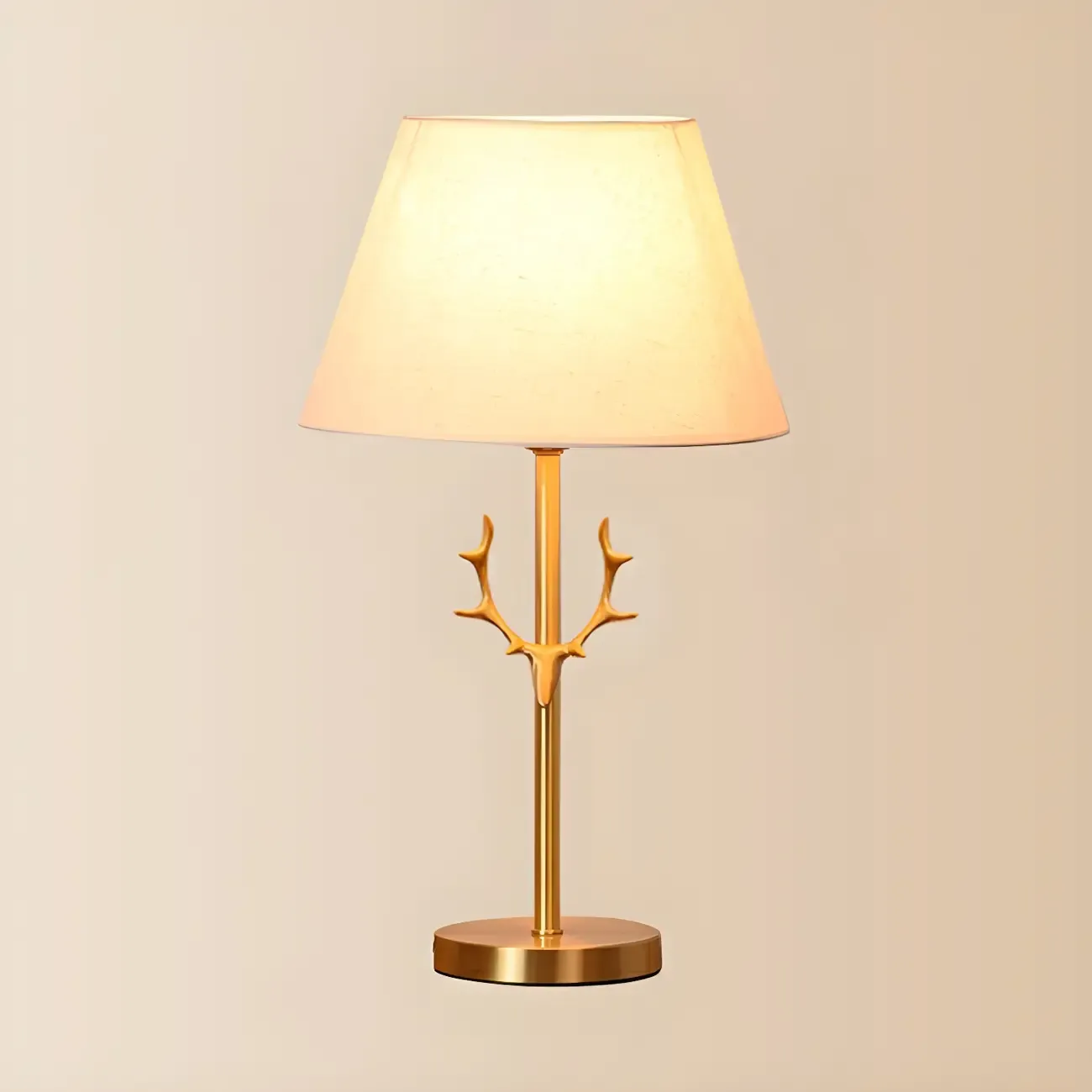 Modern Gold Metal Geometric Table Lamp for Residential Image - 6