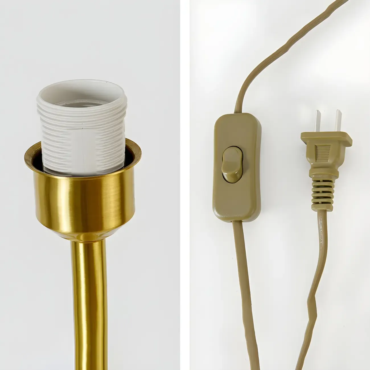 Modern Gold Metal Geometric Table Lamp for Residential Image - 10