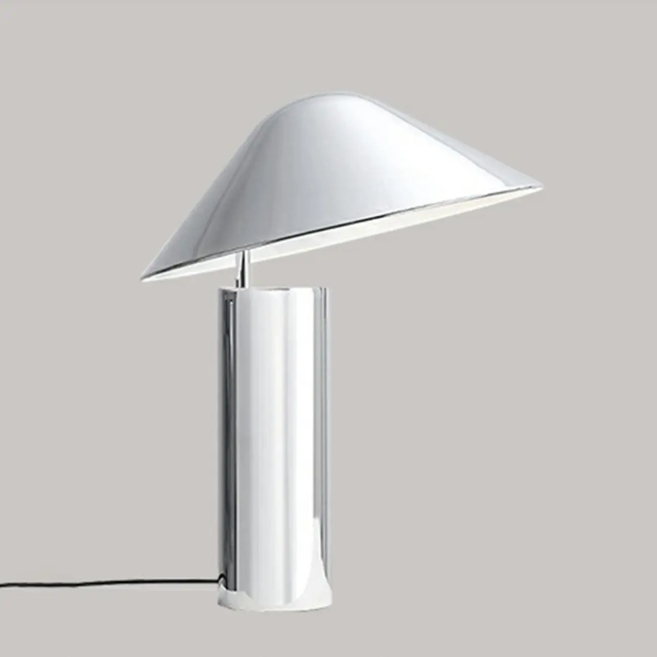 Modern Aluminum Cone Table Lamp for Bedroom Image - 7 | homeyfad