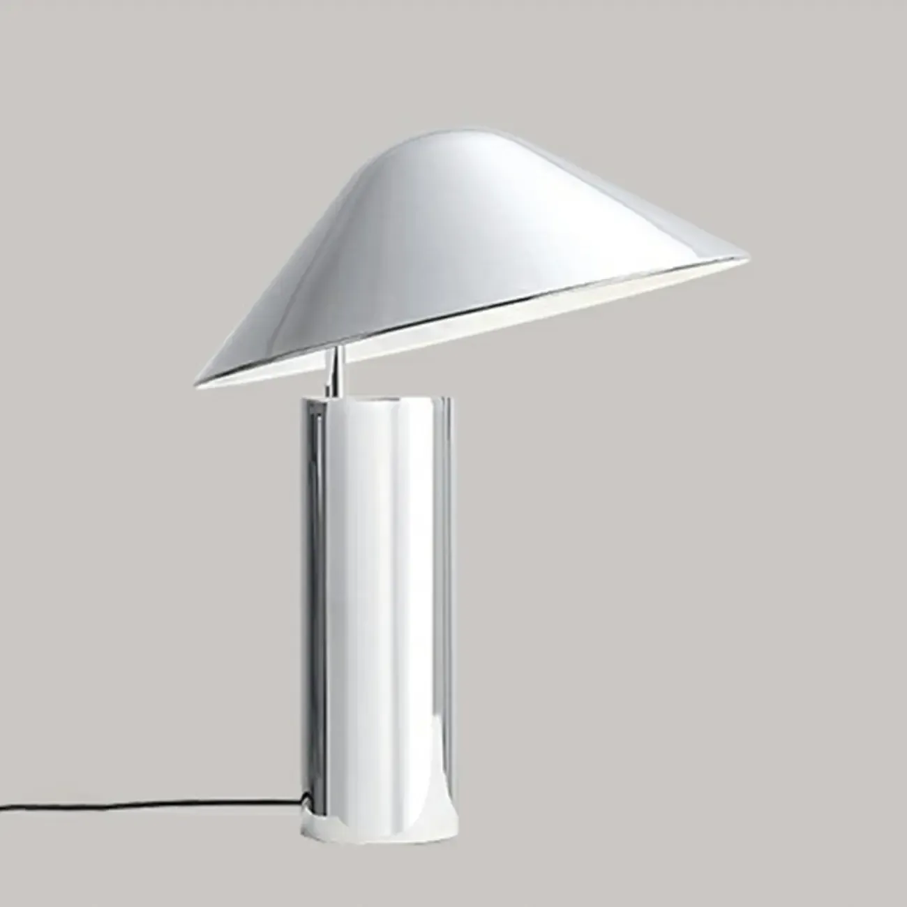 Modern Aluminum Cone Table Lamp for Bedroom Image - 7