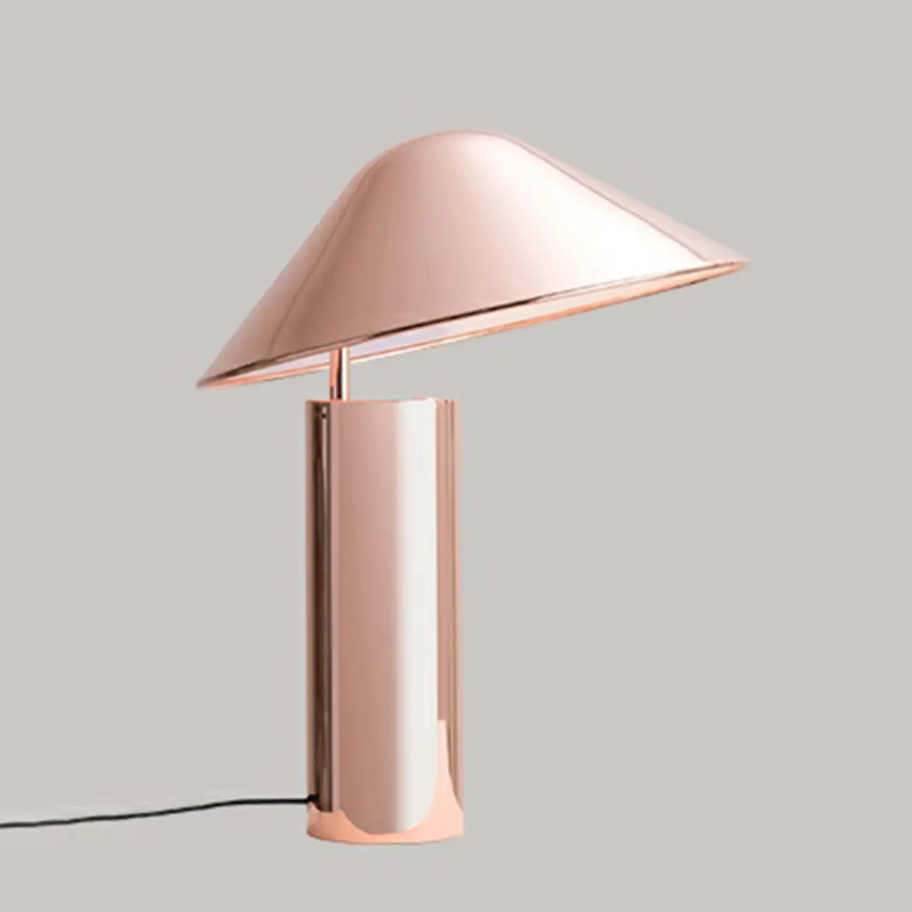 Modern Aluminum Cone Table Lamp for Bedroom Image - 8 | homeyfad