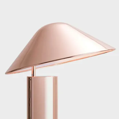 Modern Aluminum Cone Table Lamp for Bedroom Image - 10