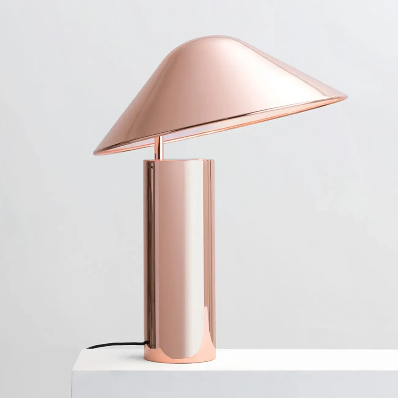 Modern Aluminum Cone Table Lamp for Bedroom Image - 12