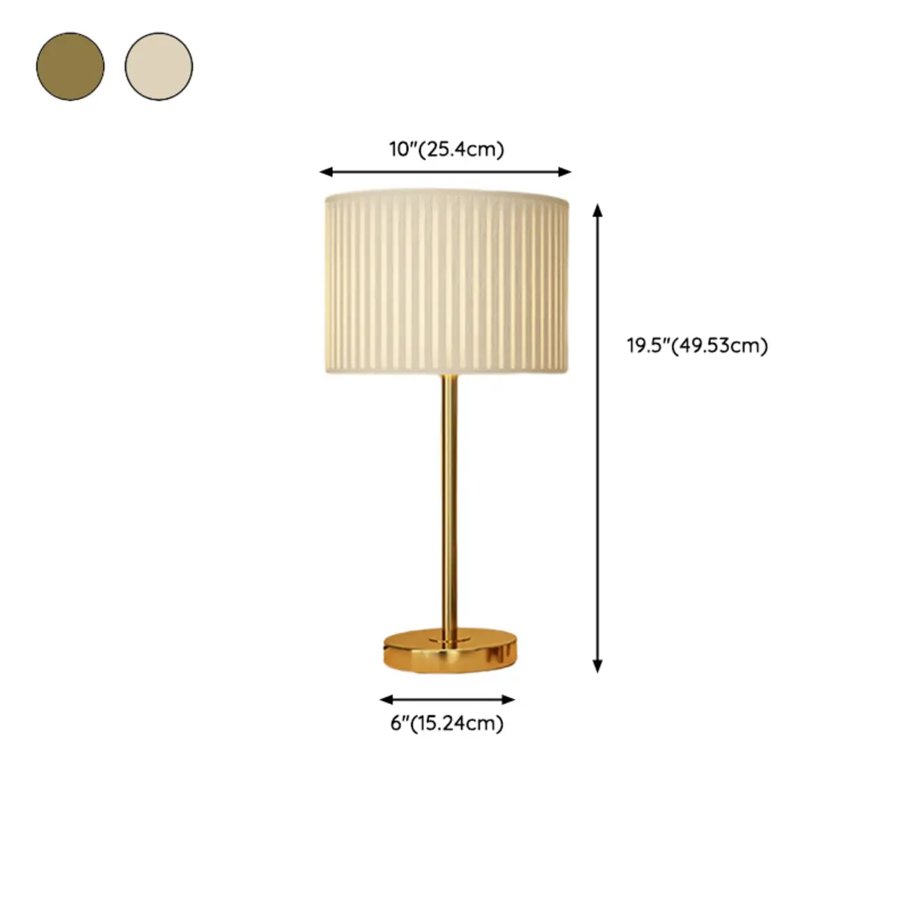 Contemporary Geometric Metal Table Lamp for Home #size | homeyfad