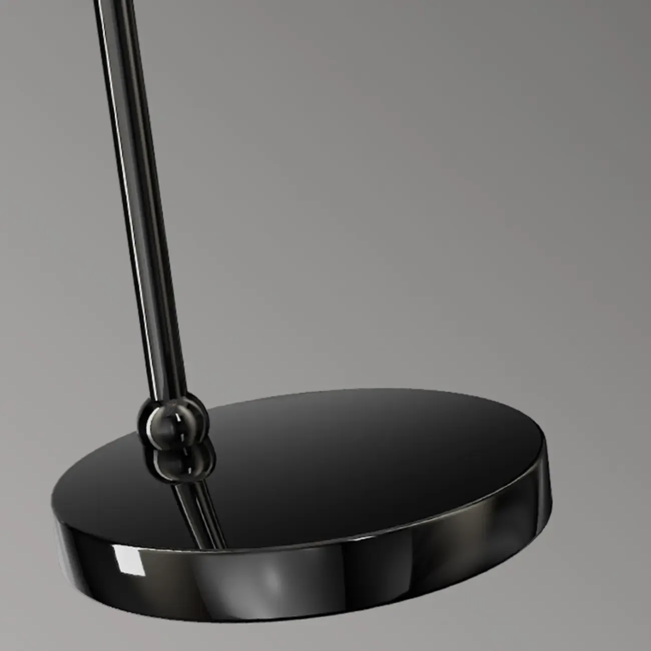 Sleek Tricolor Globe Metal Table Lamp for Bedroom Image - 4