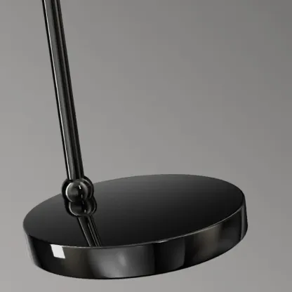 Sleek Tricolor Globe Metal Table Lamp for Bedroom Image - 4