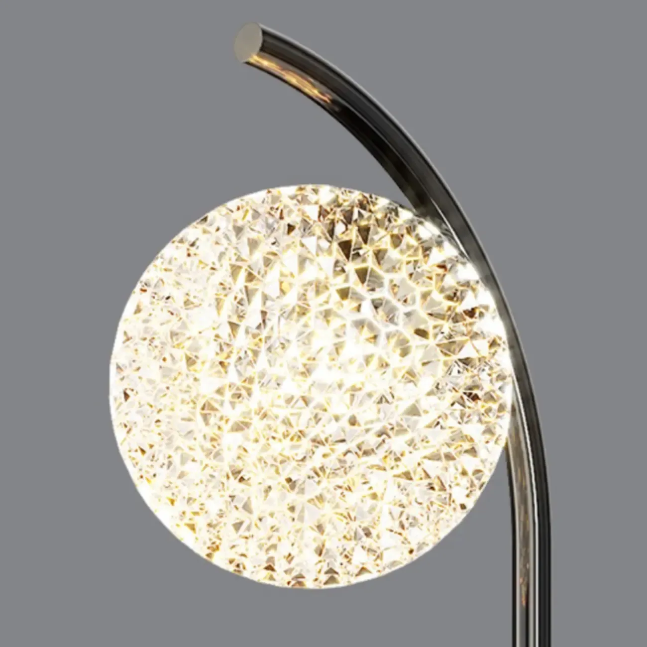 Sleek Tricolor Globe Metal Table Lamp for Bedroom Image - 7