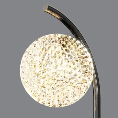 Sleek Tricolor Globe Metal Table Lamp for Bedroom Image - 7