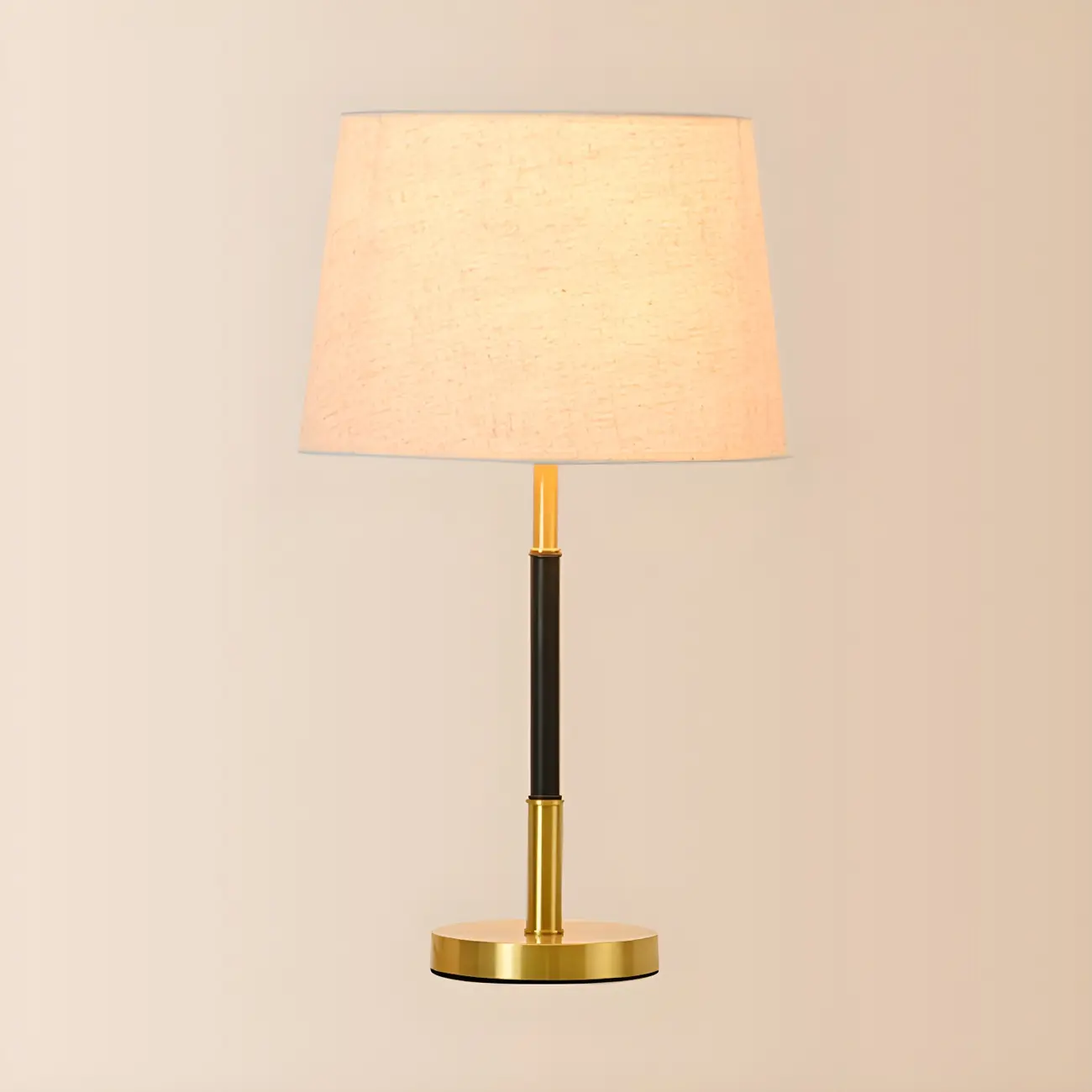 Modern Geometric Gold Table Lamp for Living Room Image - 6 | homeyfad
