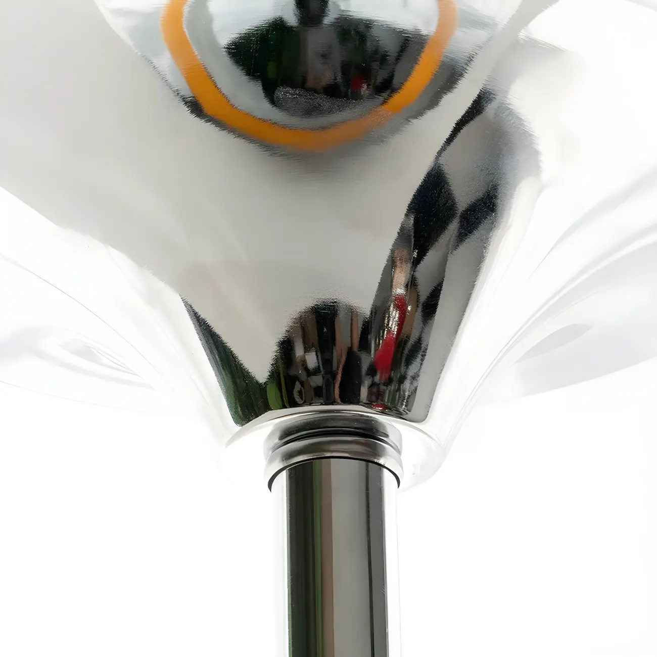 Simple Orange Globe Glass Table Lamp for Residential Image - 10 | homeyfad