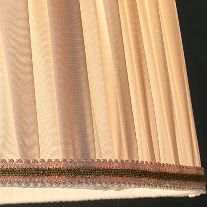 Glamorous Crystal Table Lamp with Geometric Shade for Home Image - 7