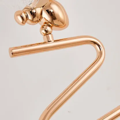 Glamorous Acrylic Butterfly Shape Gold Table Lamp for Residential Image - 8