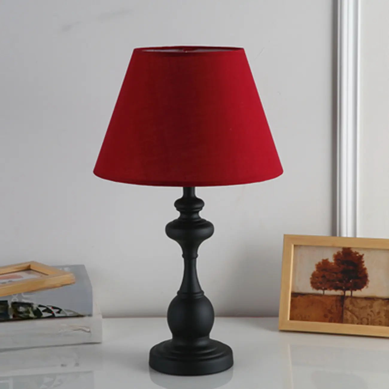 Classic Metal Table Lamp Plug In Electric for Bedroom Image - 8 | homeyfad