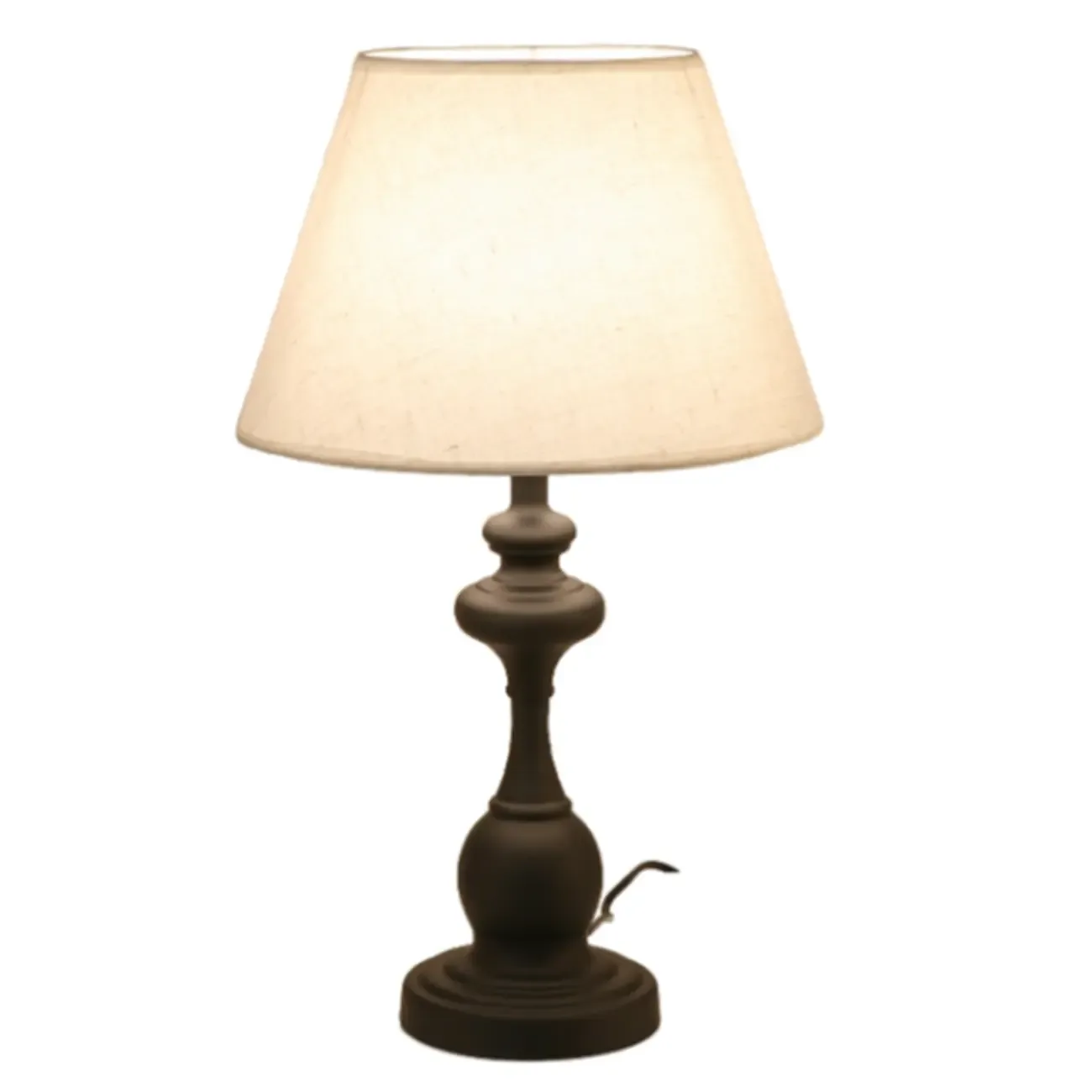 Classic Metal Table Lamp Plug In Electric for Bedroom Image - 10