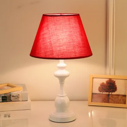 Classic Metal Table Lamp Plug In Electric for Bedroom Image - 11