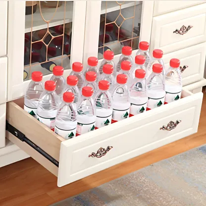 Minimalist Wooden Display Cabinet with Glass Doors for Home Image - 17