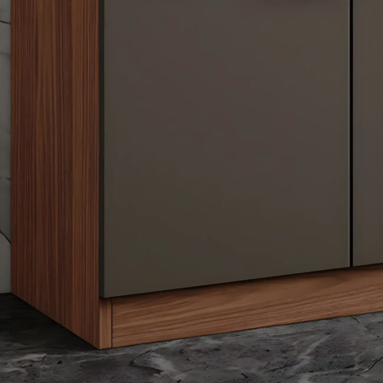 Glam Wooden Display Cabinet with Glass and Wine Storage Image - 17