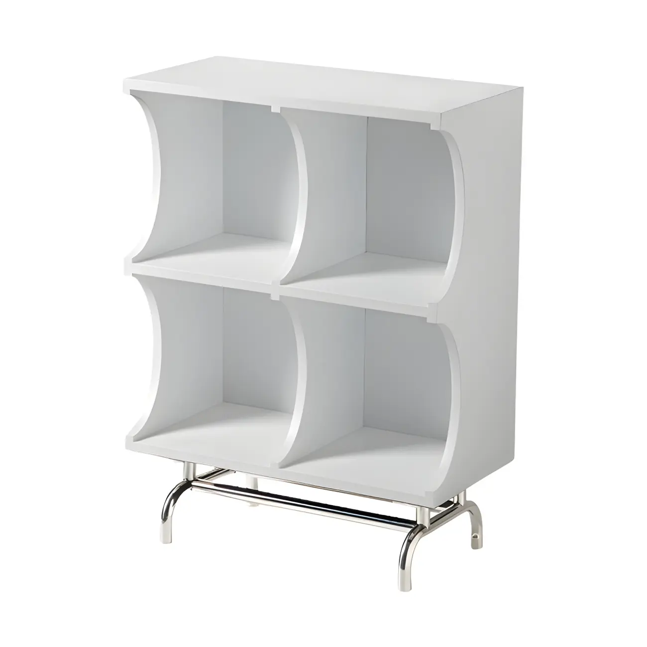 Elegant Wooden Display Cabinet with Open Storage for Kitchen Image - 11 | homeyfad