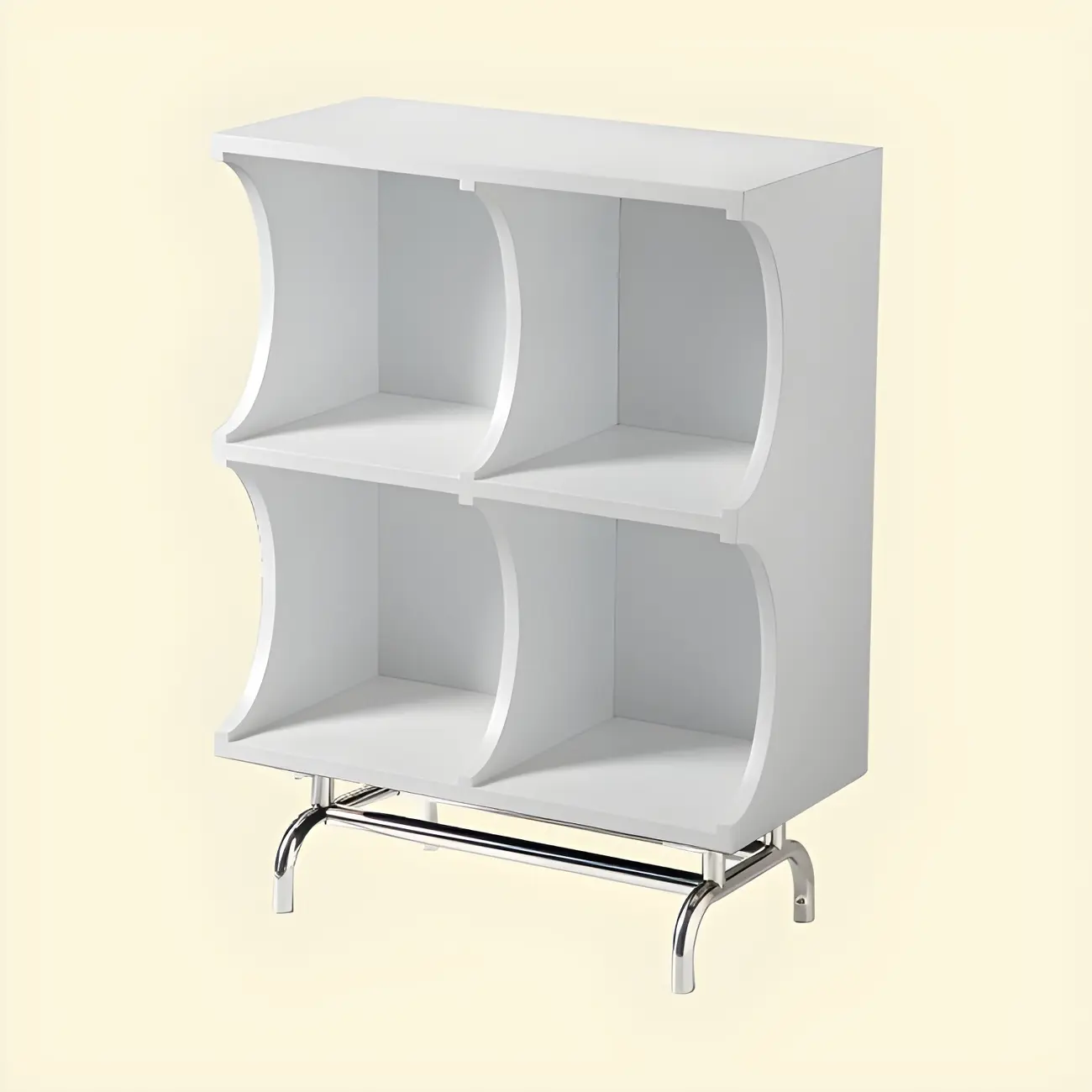 Elegant Wooden Display Cabinet with Open Storage for Kitchen Image - 20 | homeyfad