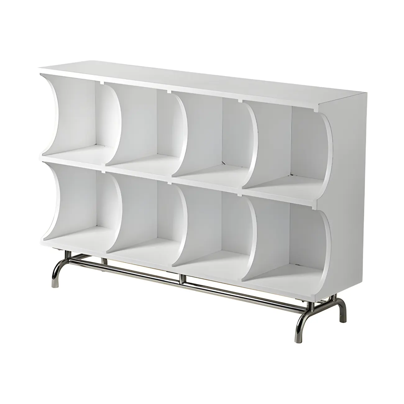 Elegant Wooden Display Cabinet with Open Storage for Kitchen Image - 21 | homeyfad