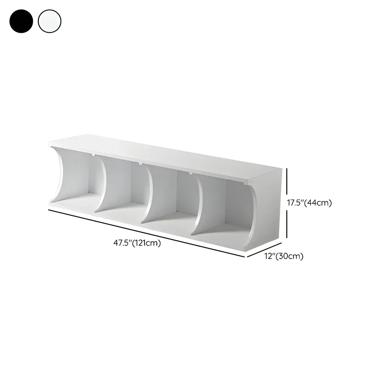 Elegant Wooden Display Cabinet with Open Storage for Kitchen Image - 29