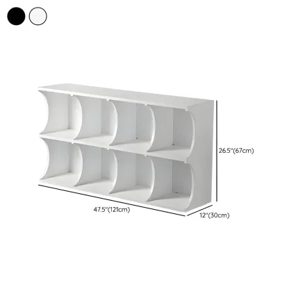 Elegant Wooden Display Cabinet with Open Storage for Kitchen Image - 30