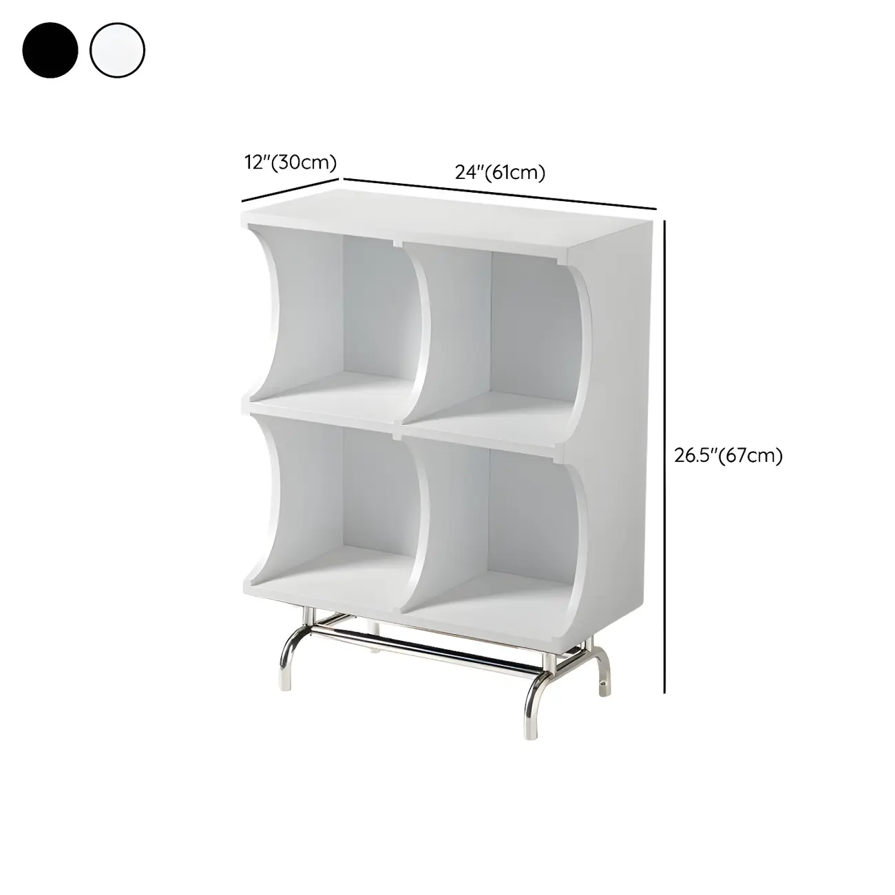 Elegant Wooden Display Cabinet with Open Storage for Kitchen Image - 31 | homeyfad