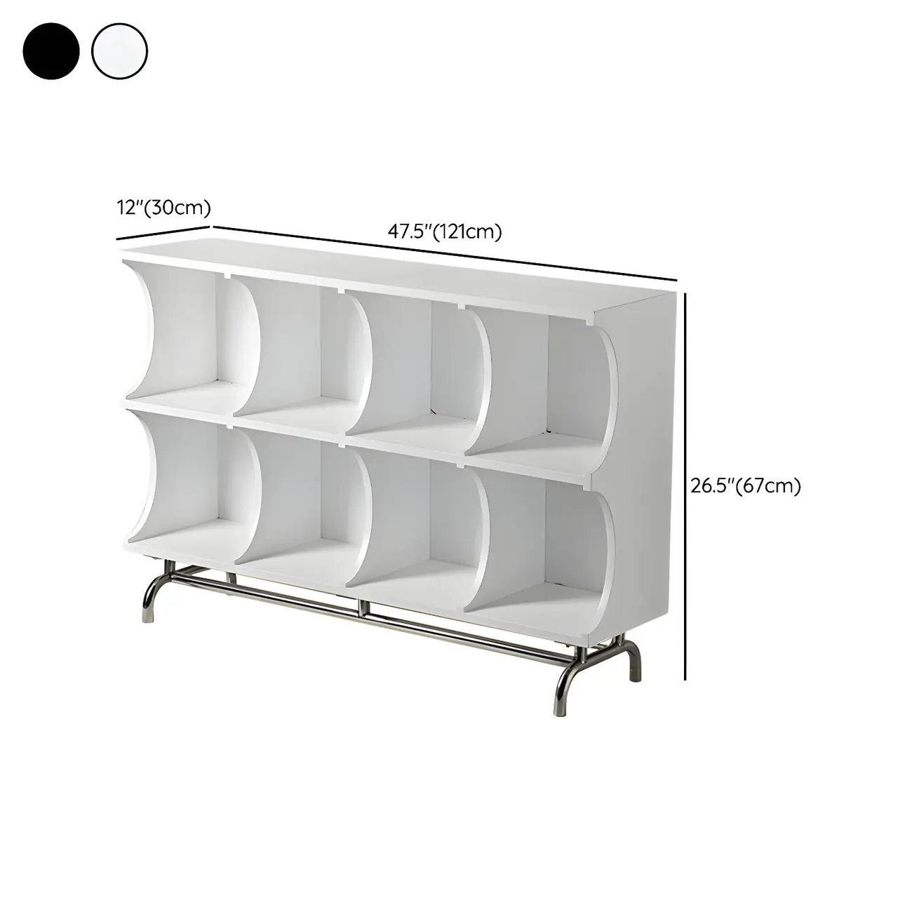 Elegant Wooden Display Cabinet with Open Storage for Kitchen Image - 33 | homeyfad