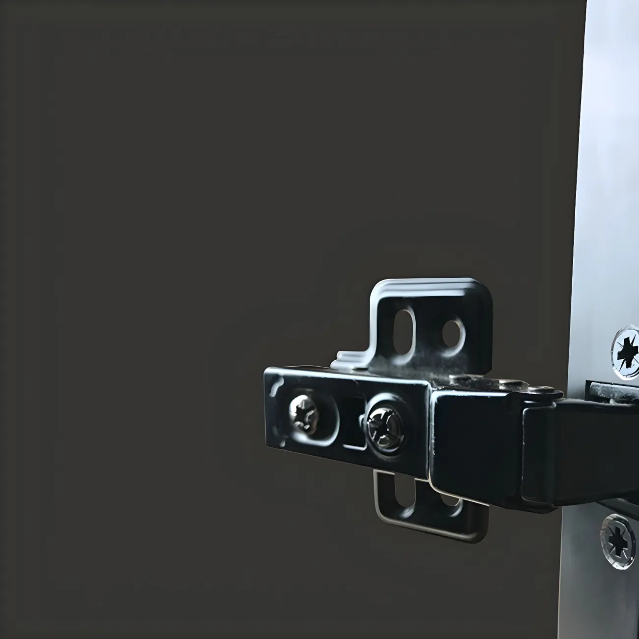 Nordic Wood Floating Display Cabinet with Glass Doors for Kitchen Image - 12 | homeyfad