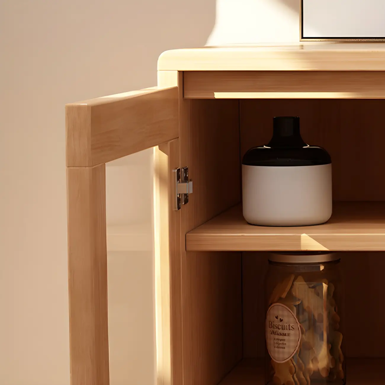 Modern Wooden Display Cabinet with Drawers and Legs for Home Image - 9 | homeyfad