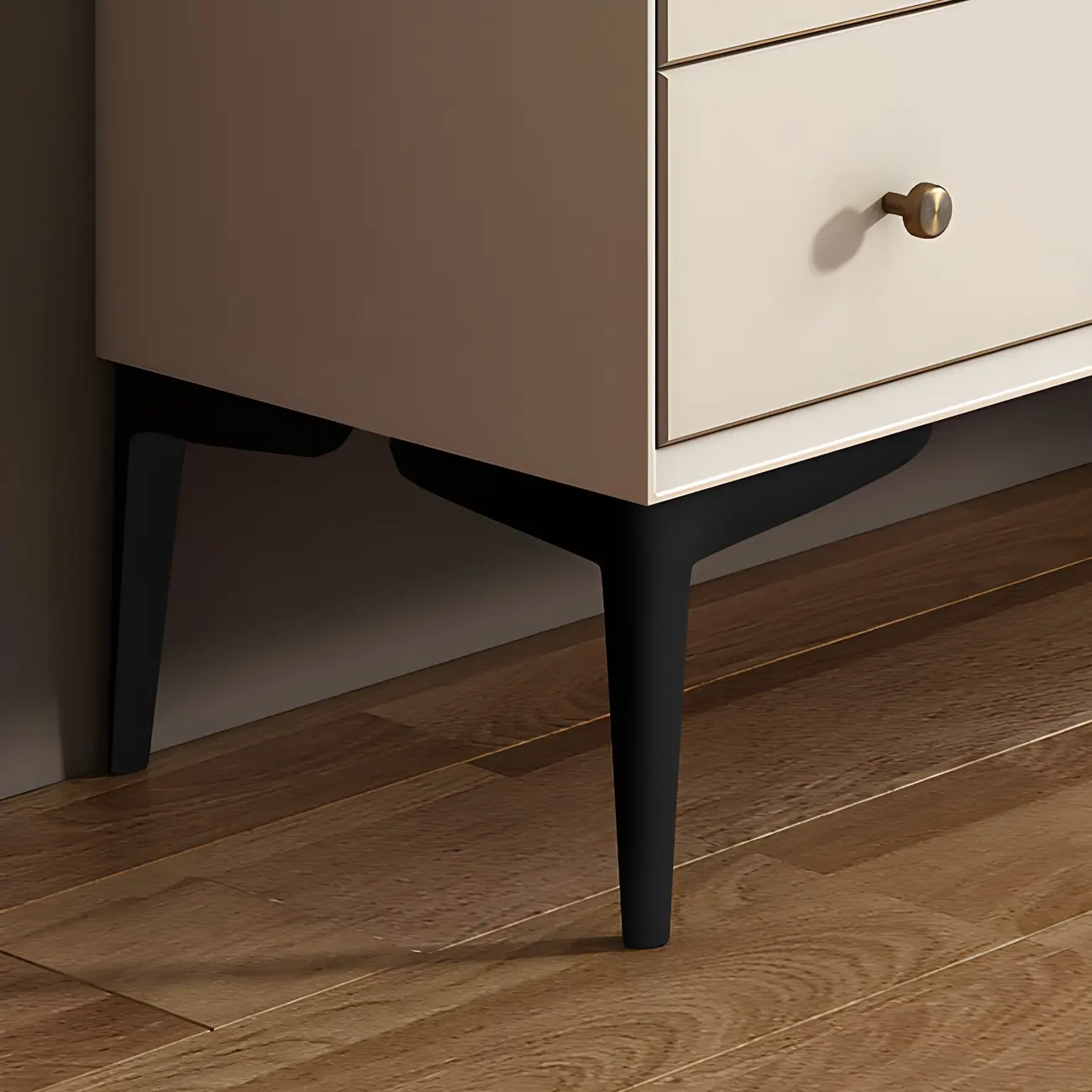 Glam White Wooden Display Cabinet with Drawers for Dining Room Image - 12 | homeyfad