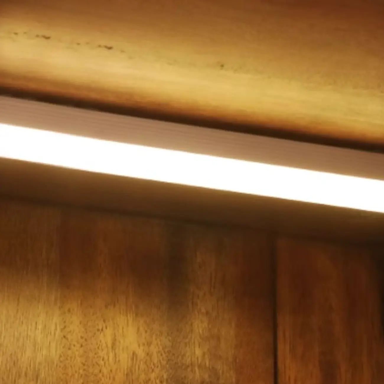 Modern Wooden Wine Cabinet with Light for Living Room Image - 7 | homeyfad