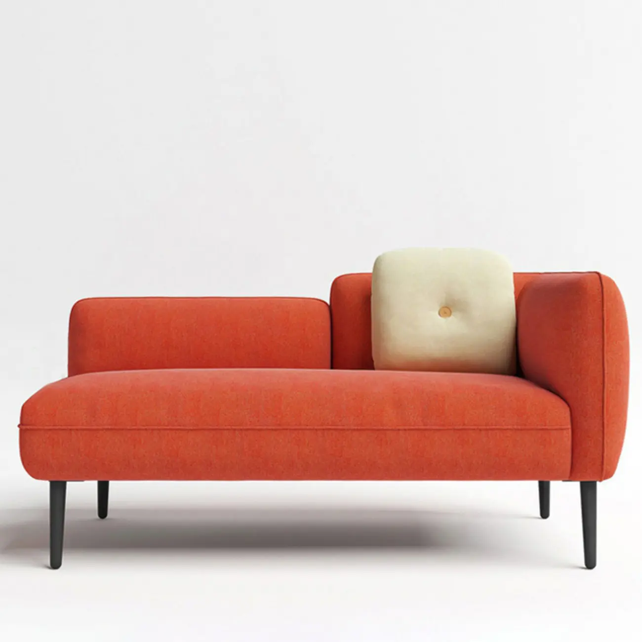 Modern Cotton Chaise Lounge for Bedroom, Scratch Resistant Image - 1 | homeyfad