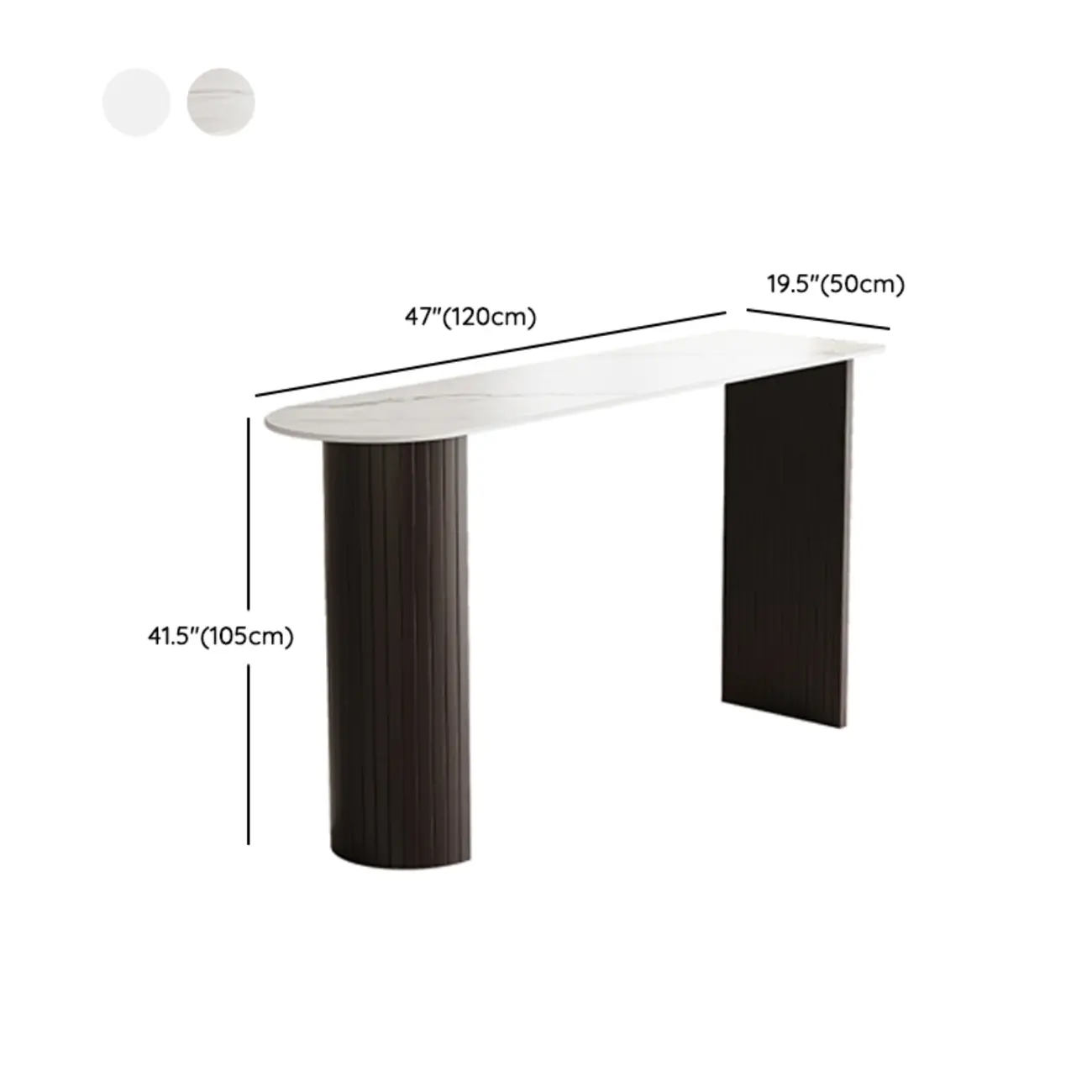 Modern Slate Pub Table Set with Padded Back Chairs Image - 11 | homeyfad