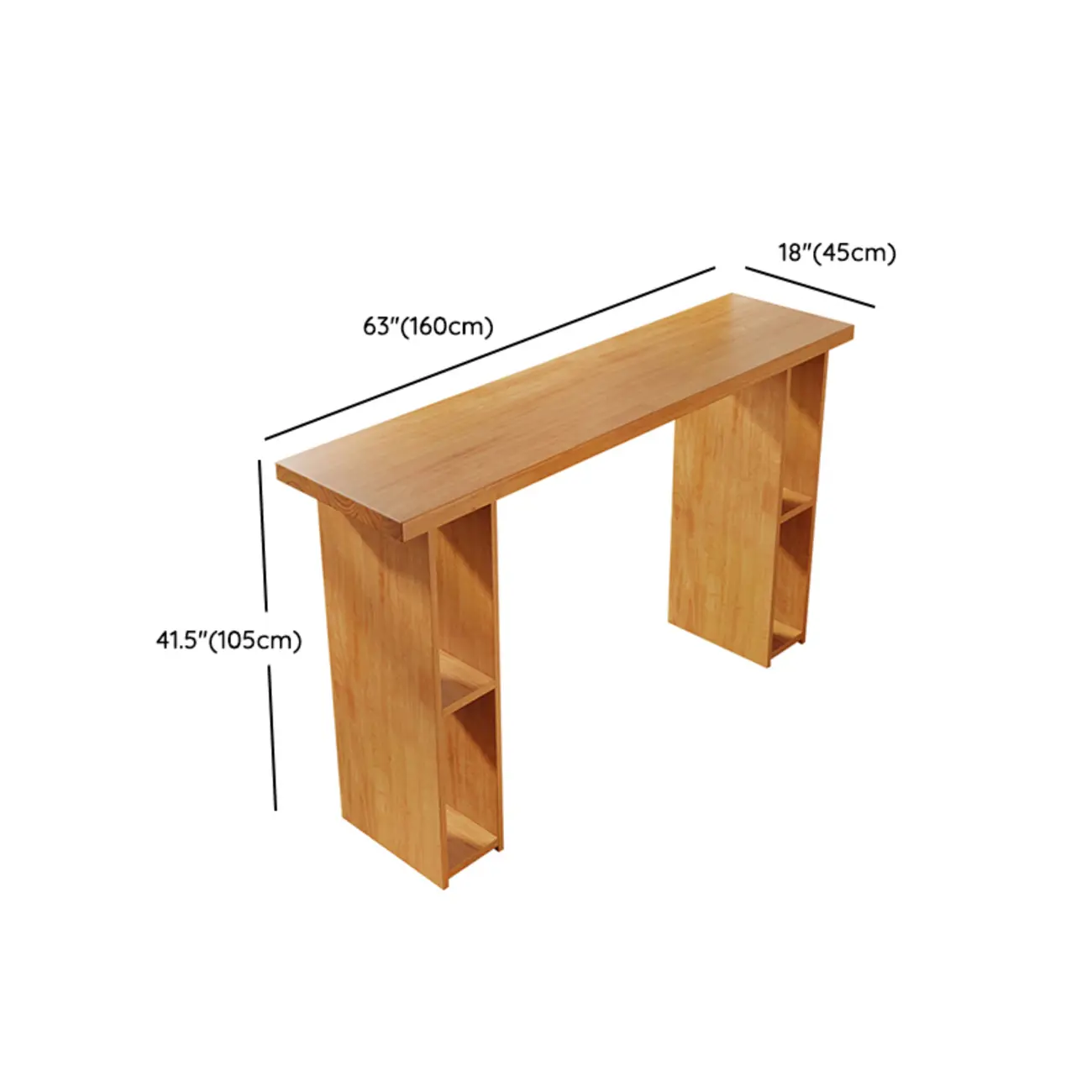 Reclaimed Pine Bar Table Set with Storage Shelves Image - 13 | homeyfad