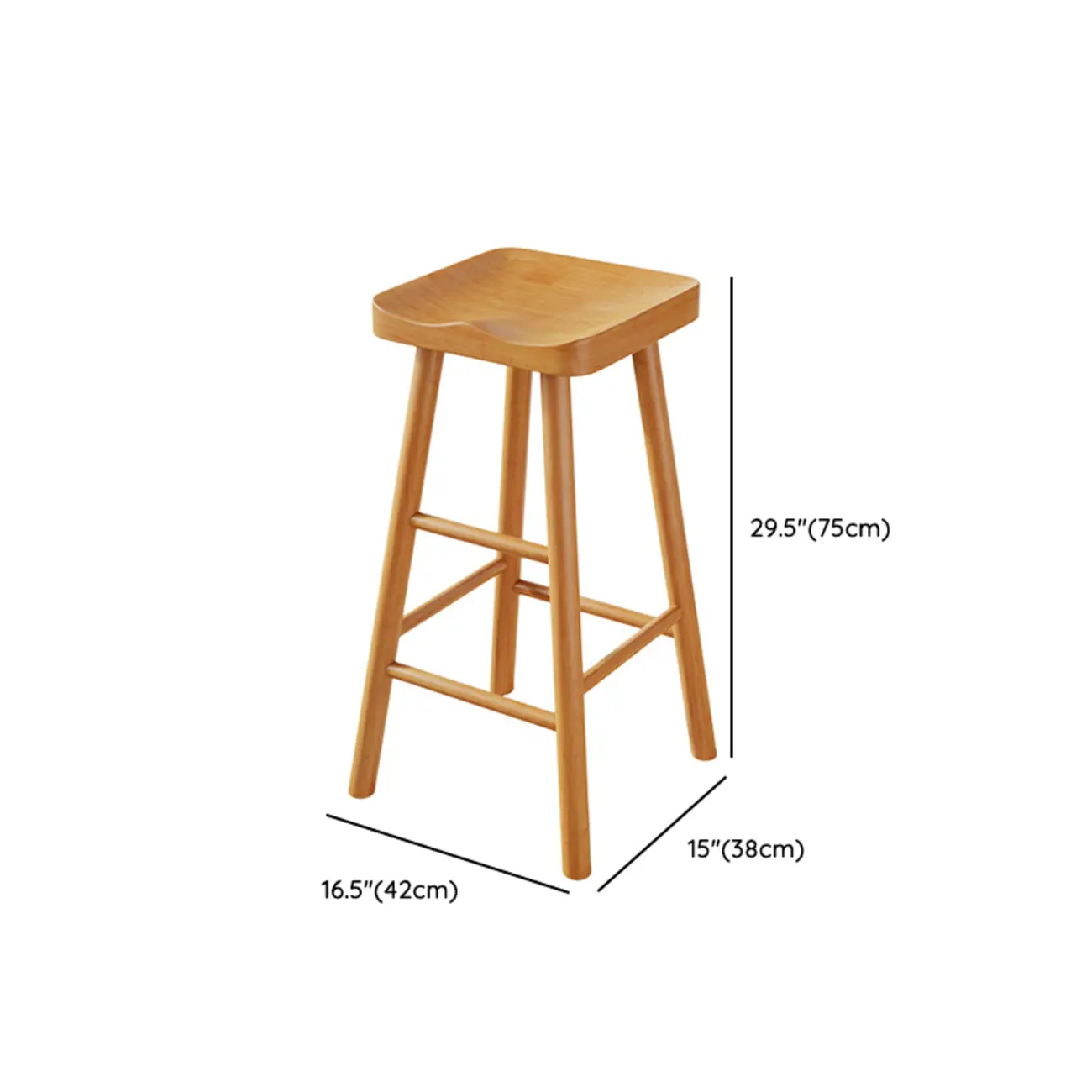 Reclaimed Pine Bar Table Set with Storage Shelves Image - 16 | homeyfad