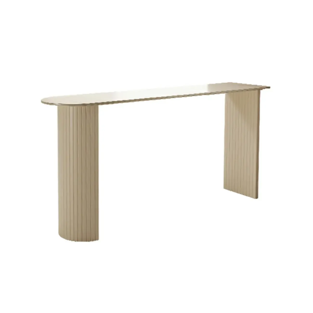 Modern White Free Form Bar Table Set with Cushioned Chair Image - 10