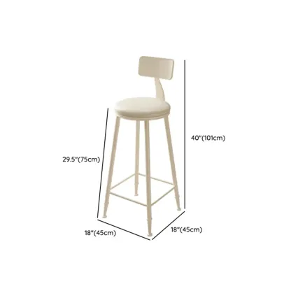 Modern White Free Form Bar Table Set with Cushioned Chair Image - 18