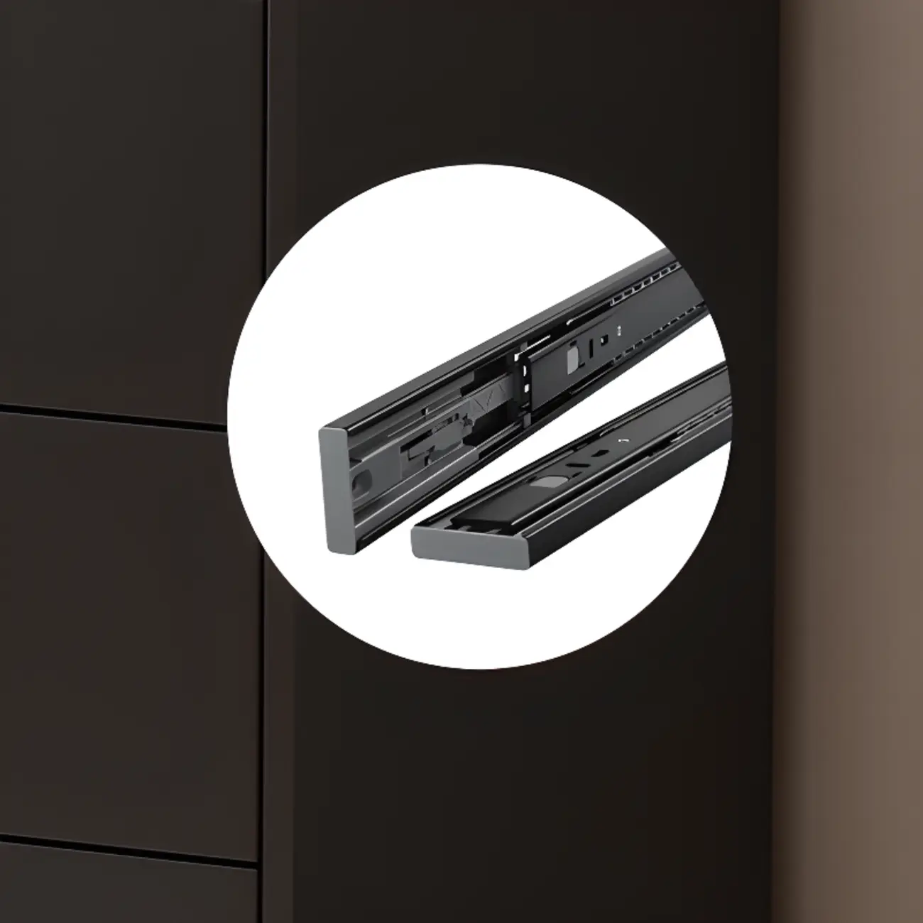 Elegant Black Buffet Cabinet for Modern Living Room Decor  Image - 7 | homeyfad