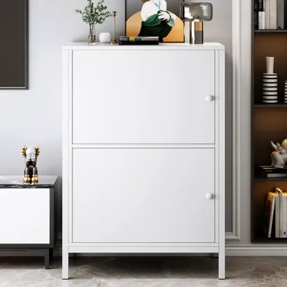 Black Accent Cabinet for Living Room with Modern Style  Image - 4