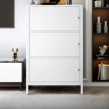 Black Accent Cabinet for Living Room with Modern Style  Image - 2