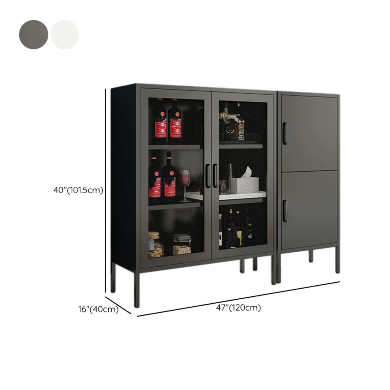 Modern Freestanding Storage Cabinet Suitable for Living Room   Image - 48 | homeyfad
