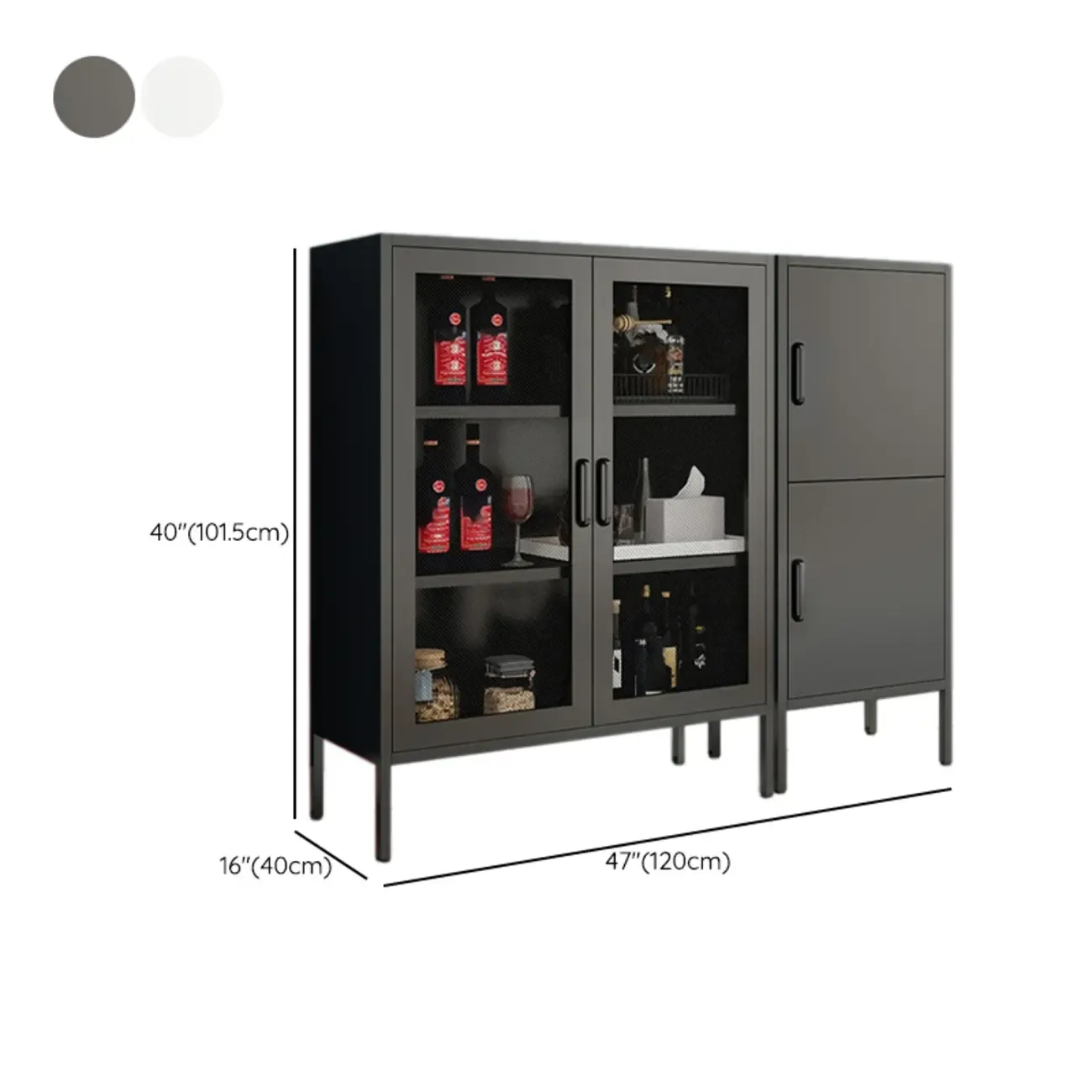 Modern Freestanding Storage Cabinet Suitable for Living Room   Image - 48