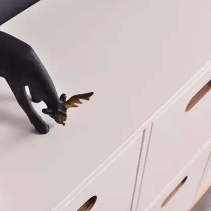 4/6/8/10 Door Solid Wood Storage Cabinet for Utility Rooms Image - 12