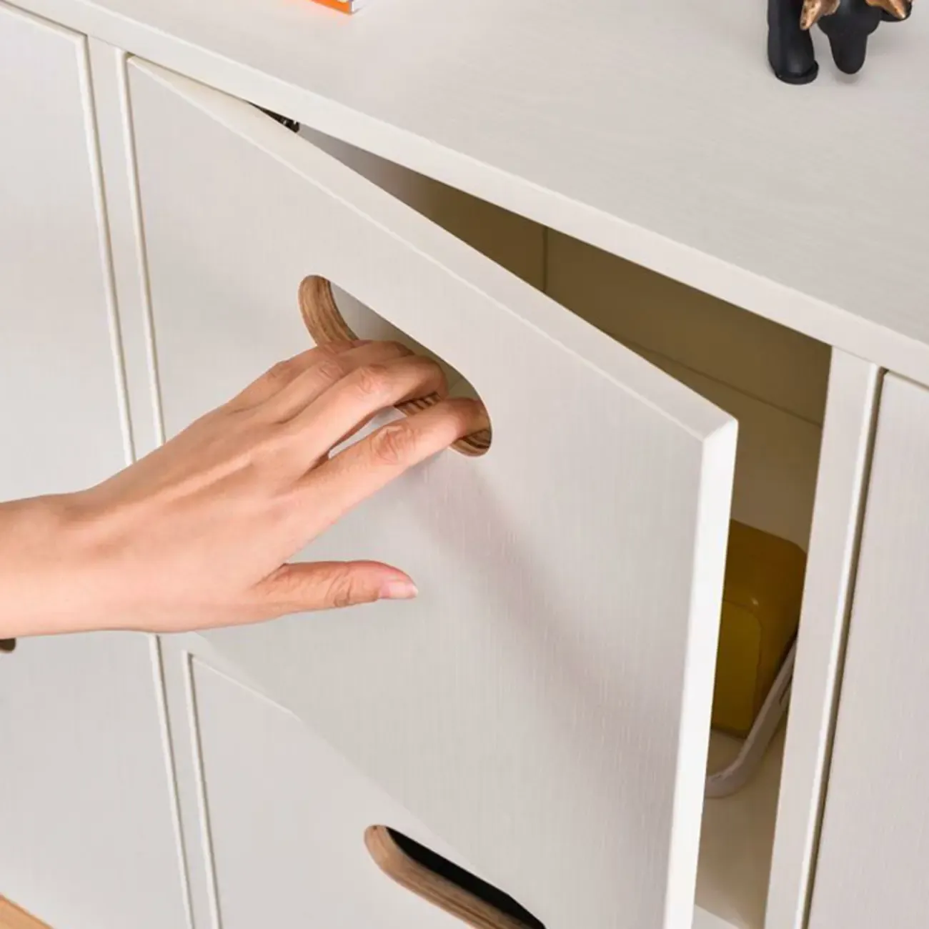 4/6/8/10 Door Solid Wood Storage Cabinet for Utility Rooms Image - 15