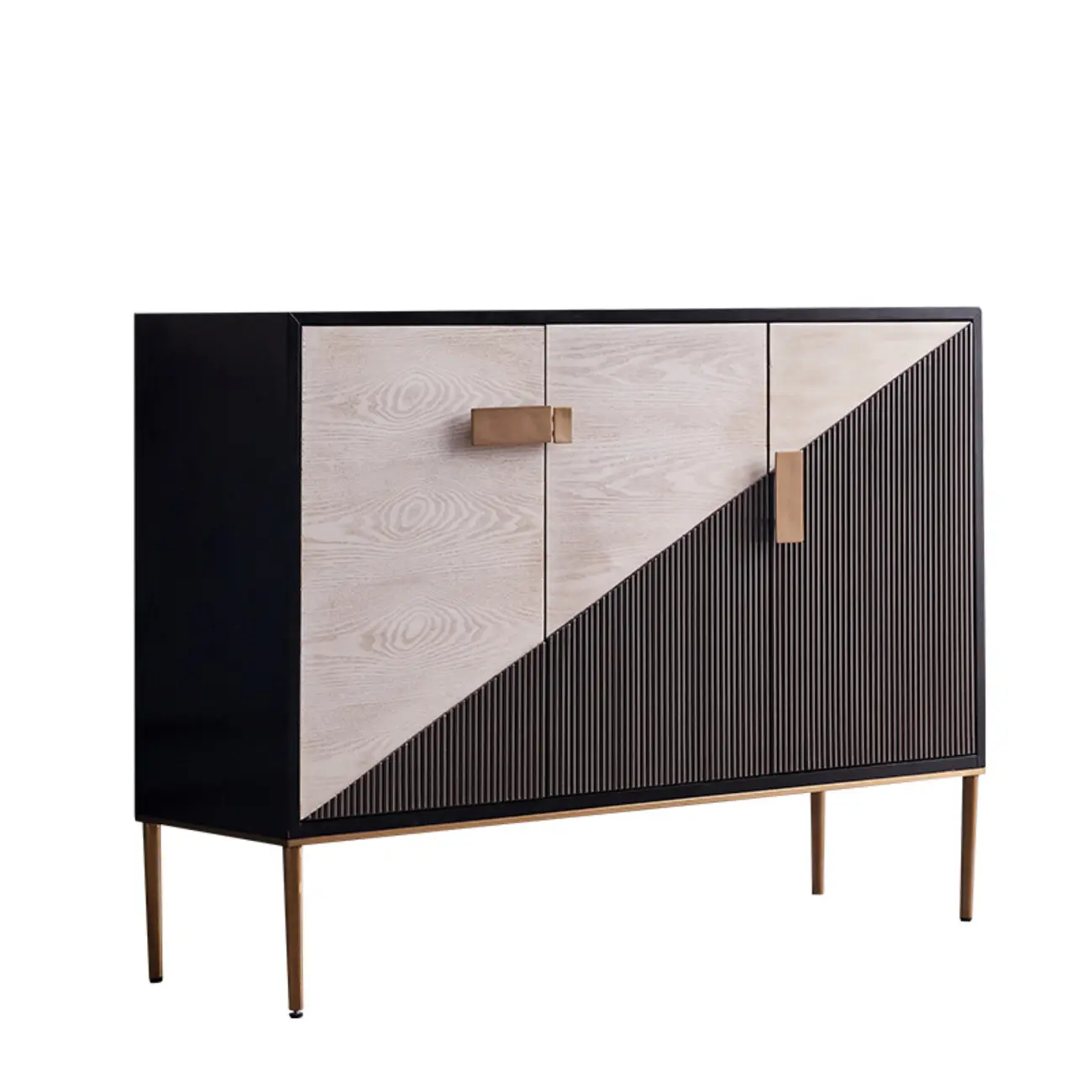 Modern Wooden Accent Cabinet for Living Room, Free Standing Image - 10 | homeyfad