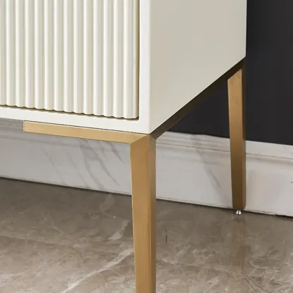 Modern Wooden Accent Cabinet for Living Room, Free Standing Image - 13